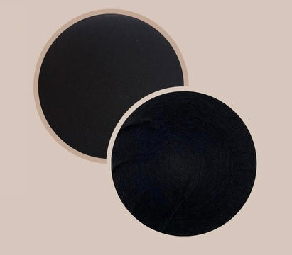 Black Iron-on Bra Pad